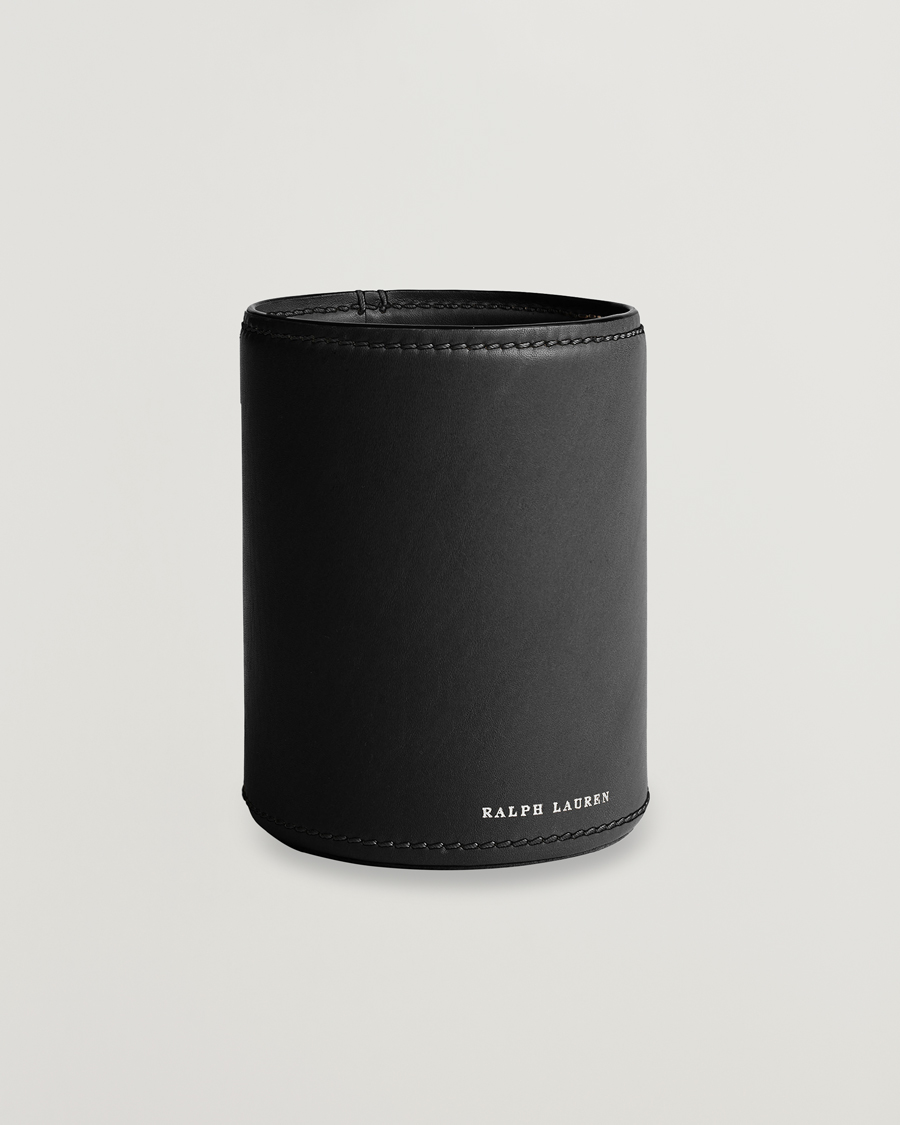 Men | Home | Ralph Lauren Home | Brennan Leather Pencil Cup Black