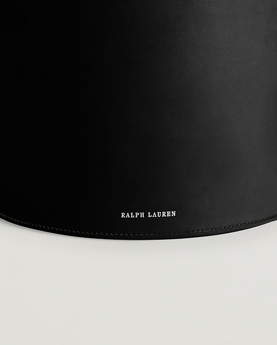 Men | Home | Ralph Lauren Home | Brennan Leather Waste Bin Black