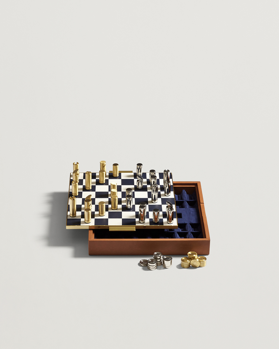Men | Ralph Lauren Home Fowler Chess Set Saddle Multi | Ralph Lauren Home | Fowler Chess Set Saddle Multi