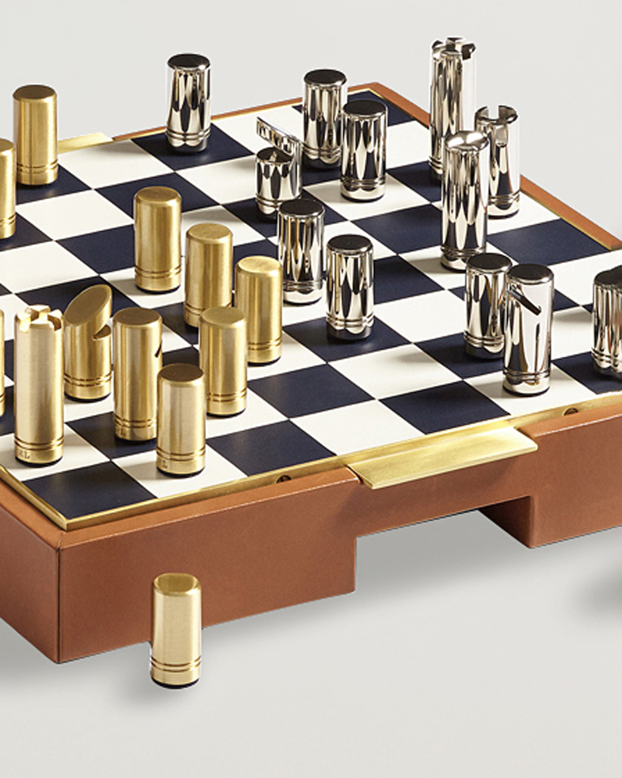 Men | Ralph Lauren Home Fowler Chess Set Saddle Multi | Ralph Lauren Home | Fowler Chess Set Saddle Multi