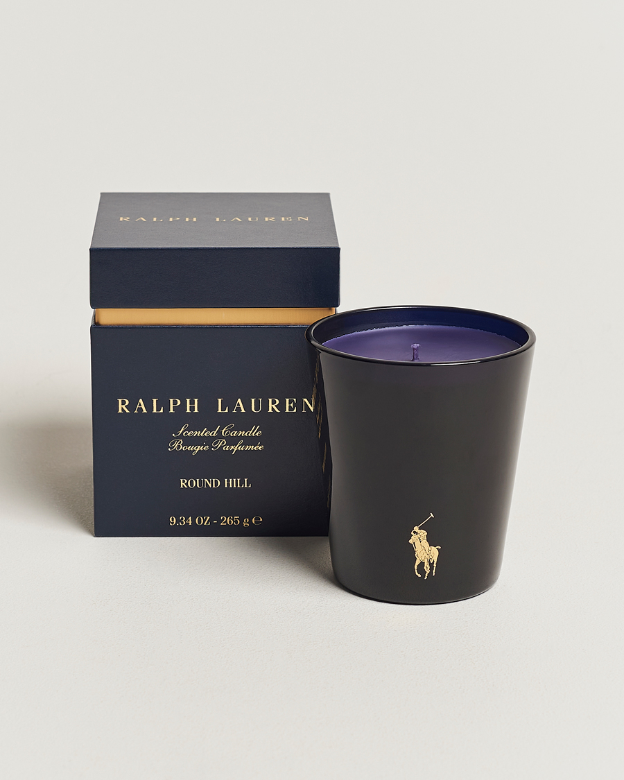Men | Ralph Lauren Home Round Hill Single Wick Candle Navy/Gold | Ralph Lauren Home | Round Hill Single Wick Candle Navy/Gold