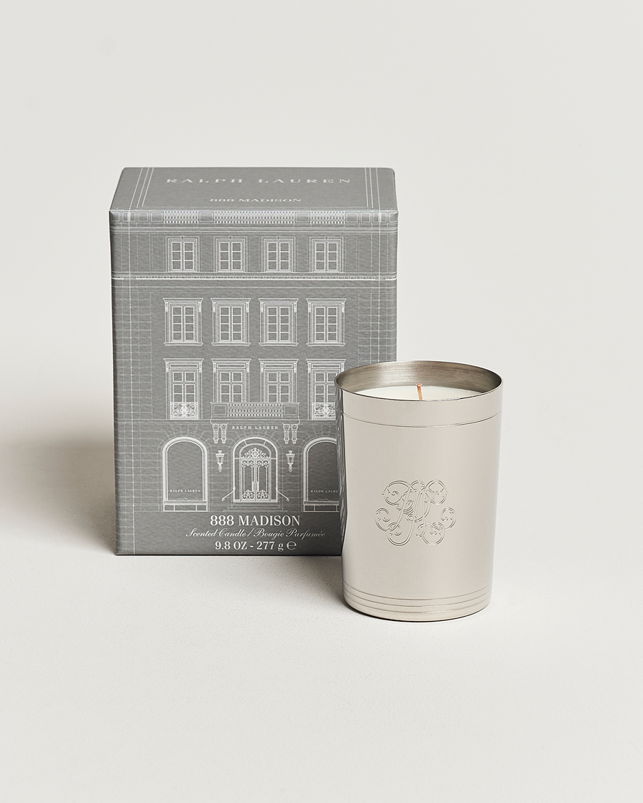 Men | Ralph Lauren Home 888 Madison Flagship Single Wick Candle Silver | Ralph Lauren Home | 888 Madison Flagship Single Wick Candle Silver