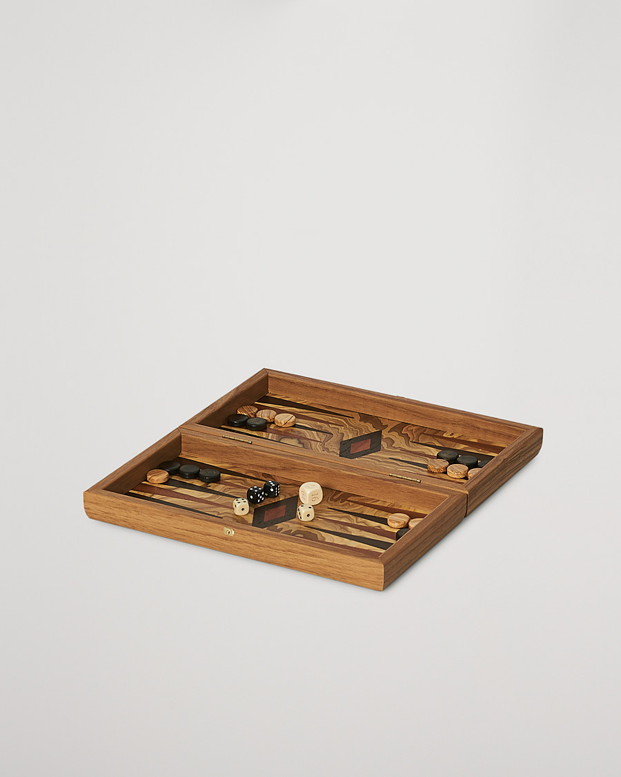 Men | Games | Manopoulos | Olive Burl Small Backgammon