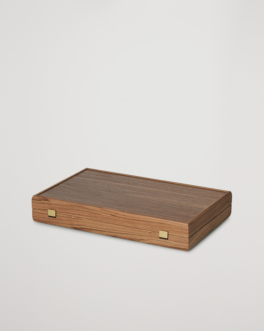 Men | Games | Manopoulos | Walnut & Black Oak Large Backgammon