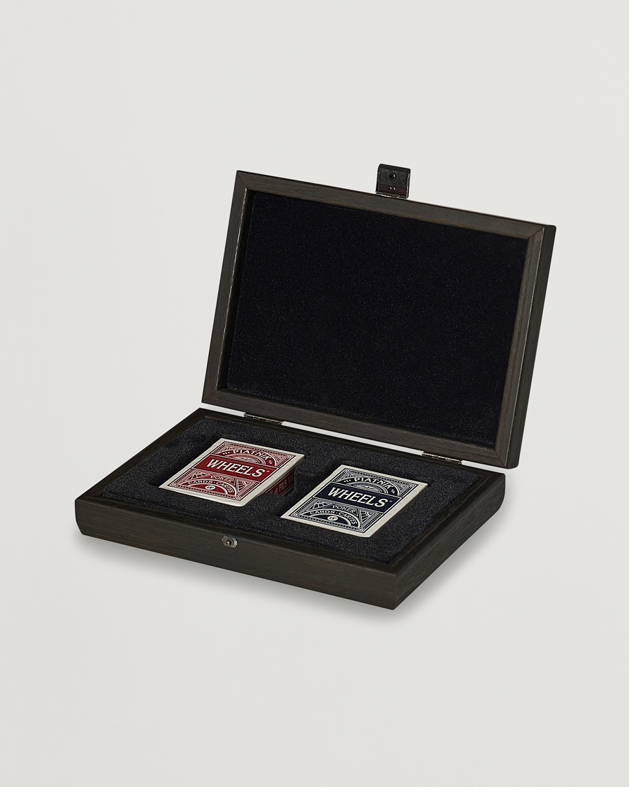 Men | Games | Manopoulos | Wooden Card Case Black