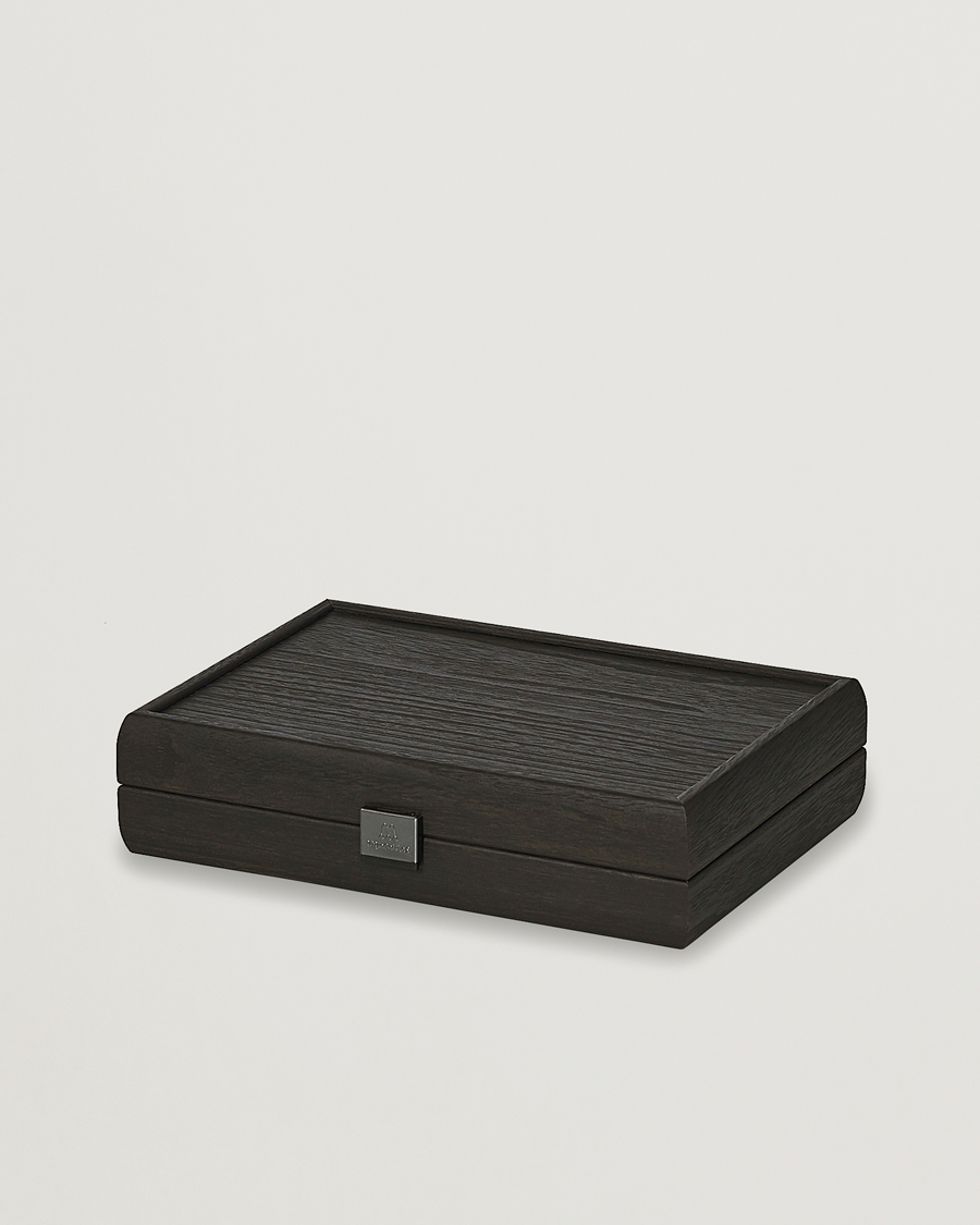 Men | Games | Manopoulos | Wooden Card Case Black