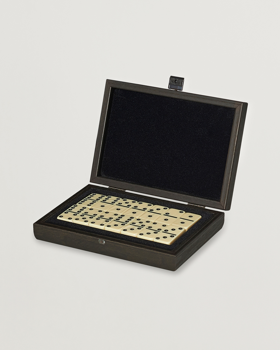 Men | Games | Manopoulos | Wooden Domino Case Black