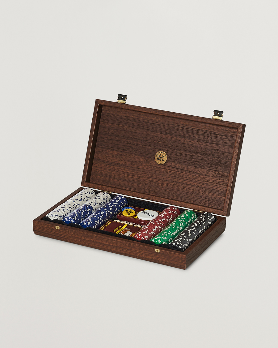 Men | Games | Manopoulos | Walnut Burl Poker Case