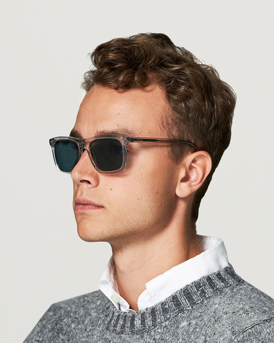 Men | Sunglasses | Prada Eyewear | 0PR 18WS Sunglasses Clear