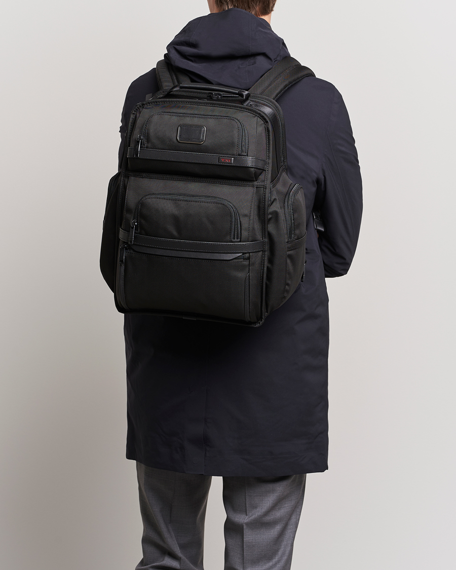 Men | Bags | TUMI | Alpha 3 Brief Backpack Black
