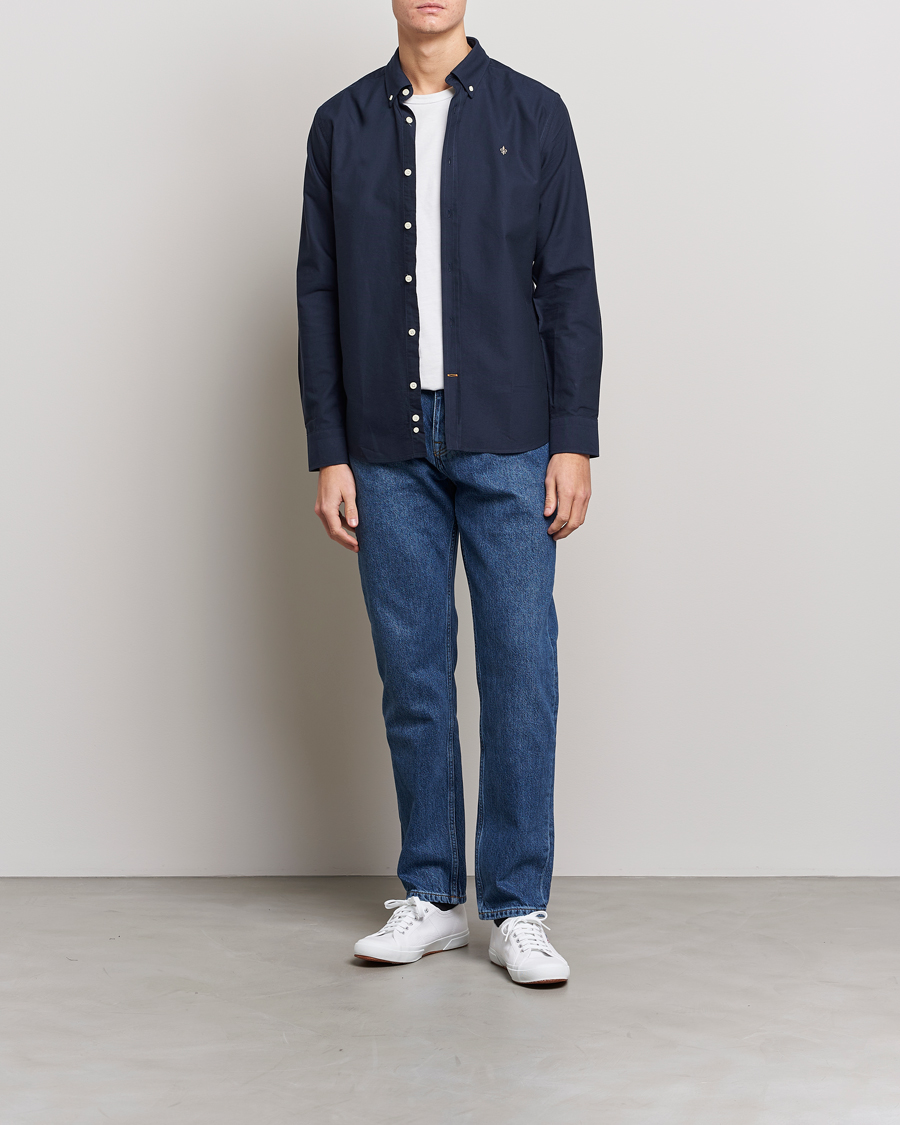 Men | Shirts | Morris | Douglas Oxford Shirt Navy