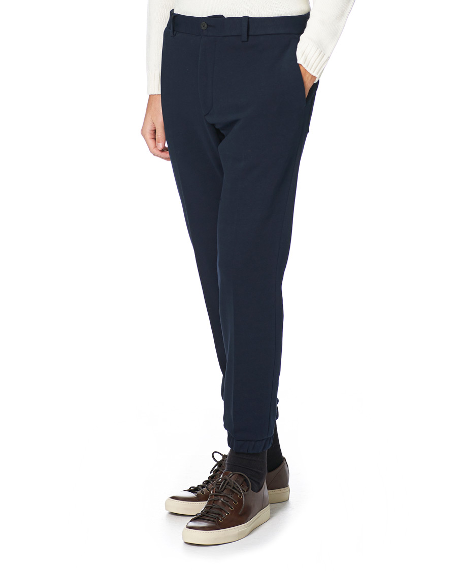 Men | Trousers | Briglia 1949 | Active Jersey Dress Sweatpants Navy