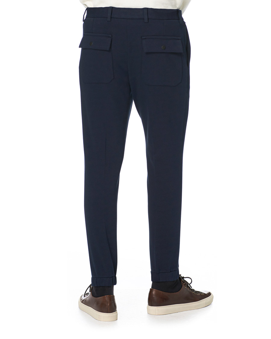 Men | Trousers | Briglia 1949 | Active Jersey Dress Sweatpants Navy