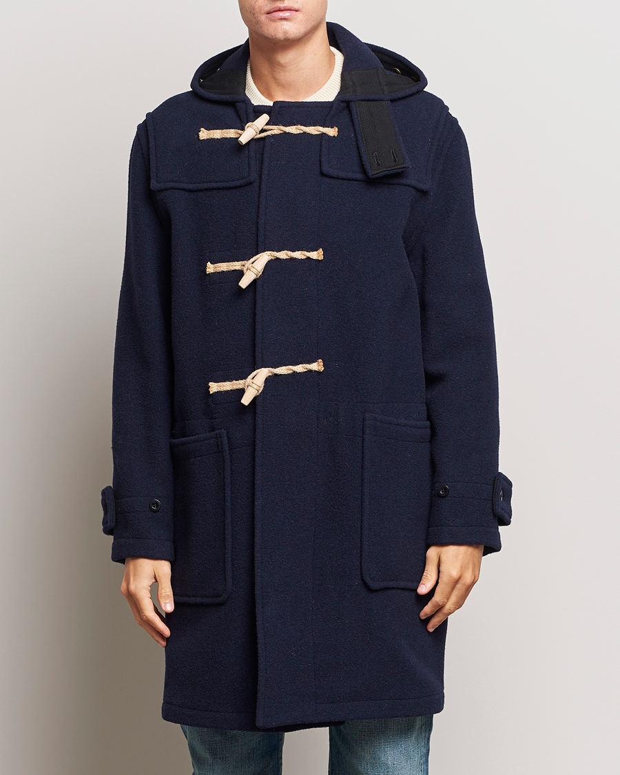 Men | Coats & Jackets | Gloverall | 575 Monty Original Duffle Coat Navy