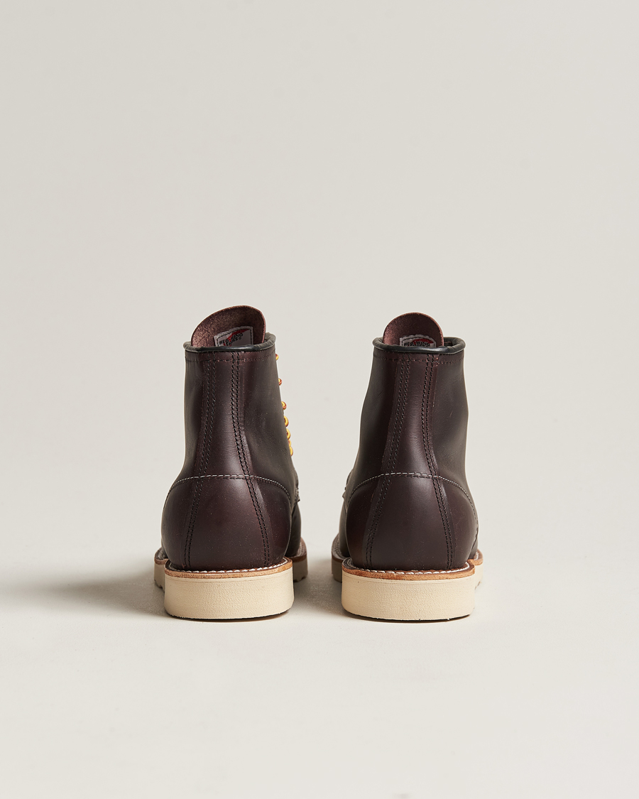 Men | Boots | Red Wing Shoes | Moc Toe Boot Black Cherry Excalibur Leather
