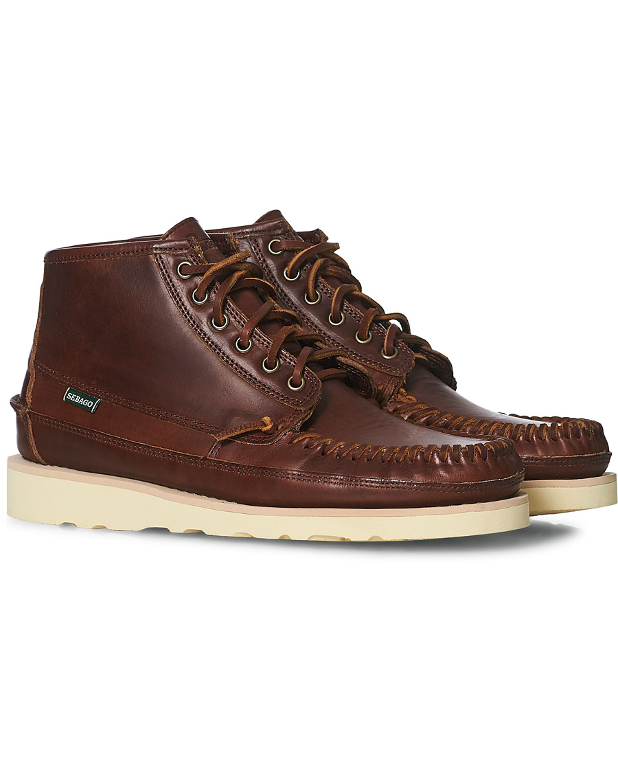 Men | Sebago Campsides Seneca Mid Leather Boot Brown | Sebago | Campsides Seneca Mid Leather Boot Brown