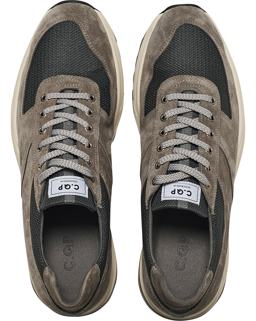 Men | C.QP Stride Suede/Nylon Runner Granit | CQP | C.QP Stride Suede/Nylon Runner Granit