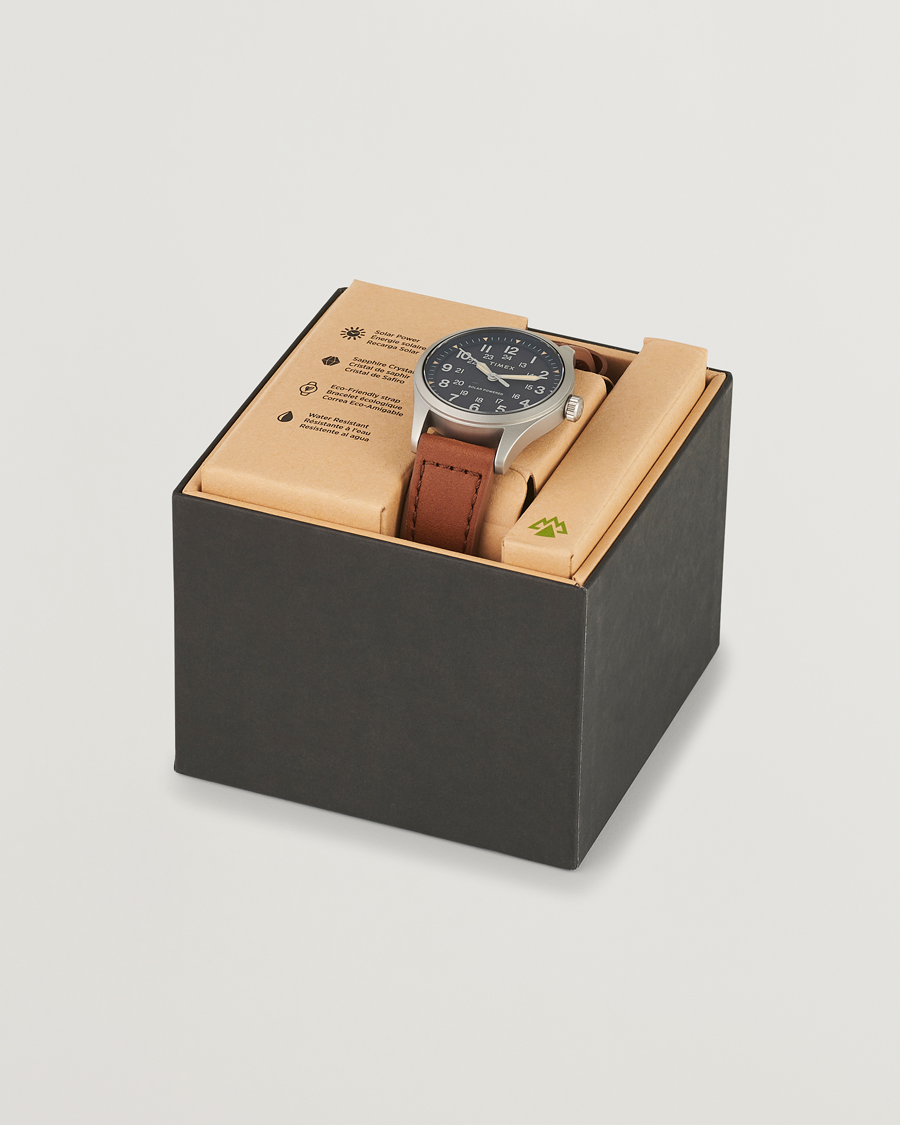 Men | Timex Field Post Solar Watch 36mm Brown/Black | Timex | Field Post Solar Watch 36mm Brown/Black