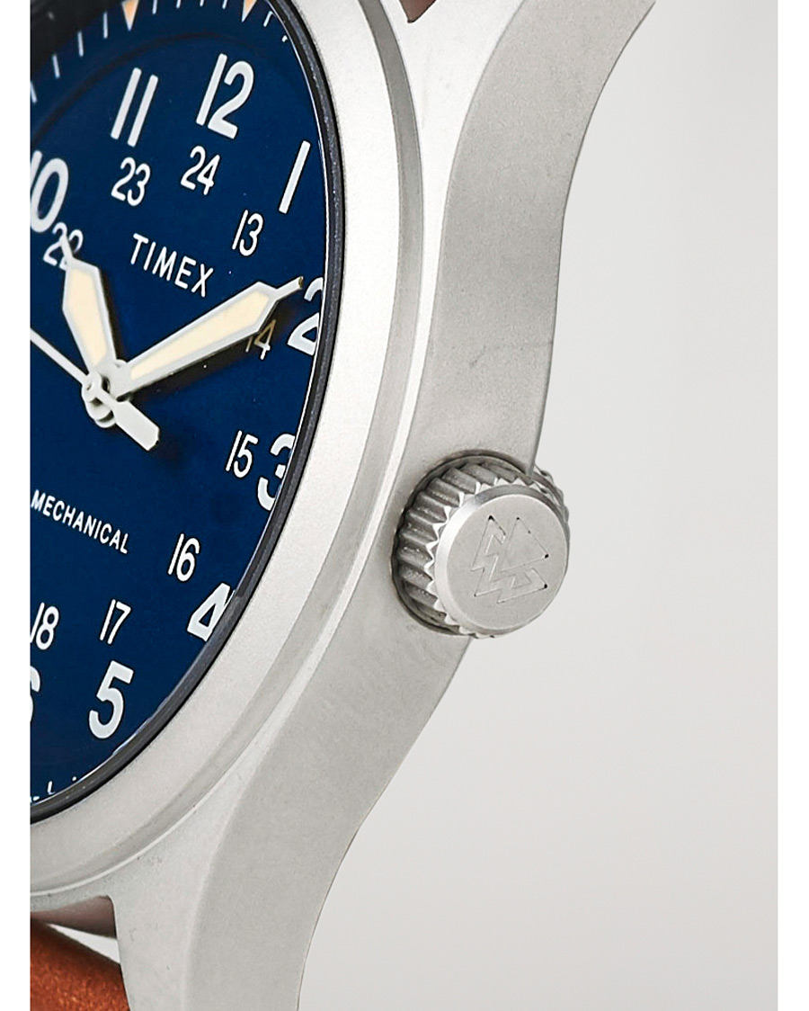 Men | Timex Field Post Mechanical Watch 38mm Blue Dial | Timex | Field Post Mechanical Watch 38mm Blue Dial