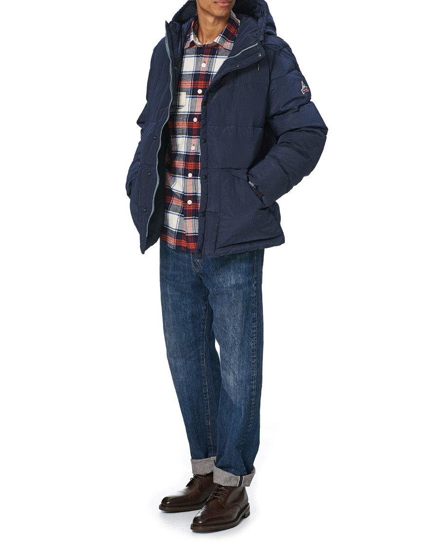 Men | Coats & Jackets | Holubar | M103 Deep Powder Puffer Jacket Dark Blue