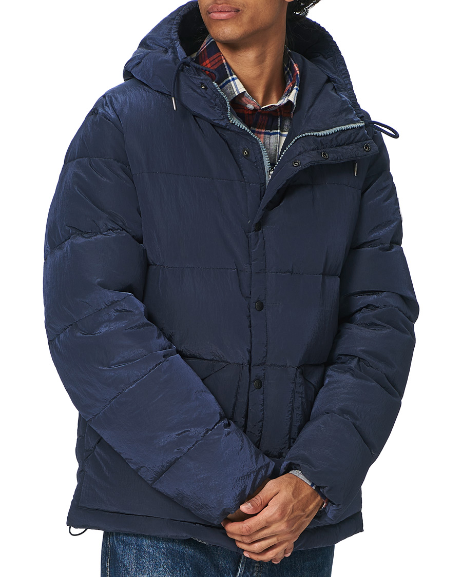Men | Coats & Jackets | Holubar | M103 Deep Powder Puffer Jacket Dark Blue