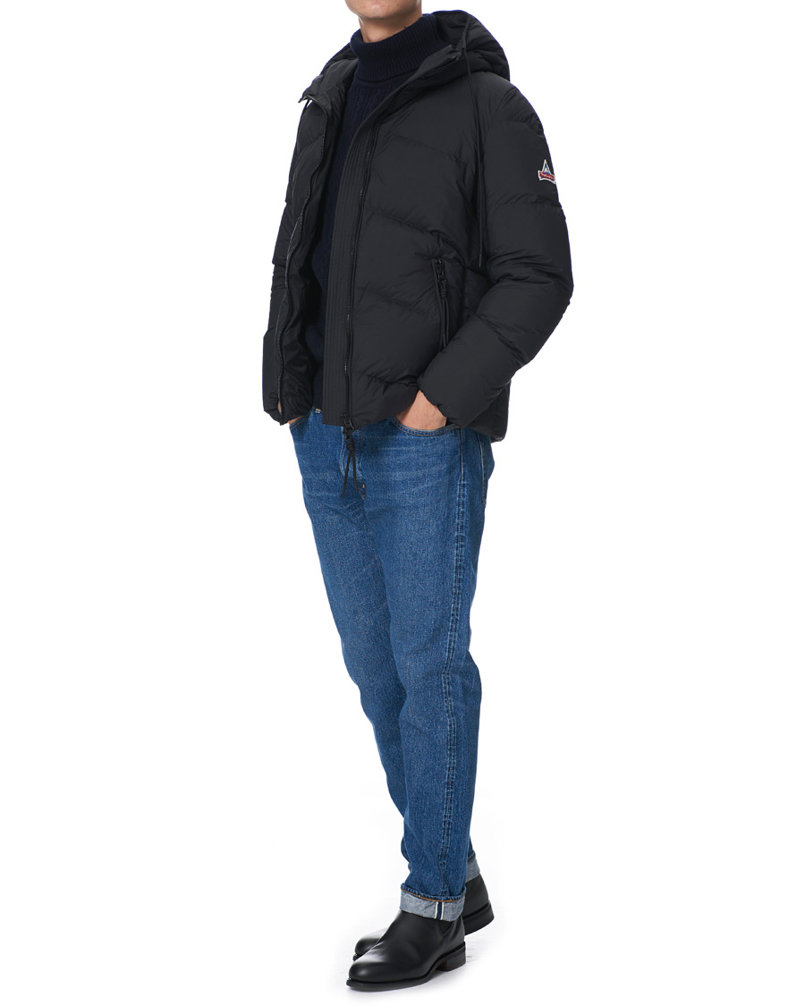 Men | Coats & Jackets | Holubar | M126 New Mustang Hooded Jacket Black