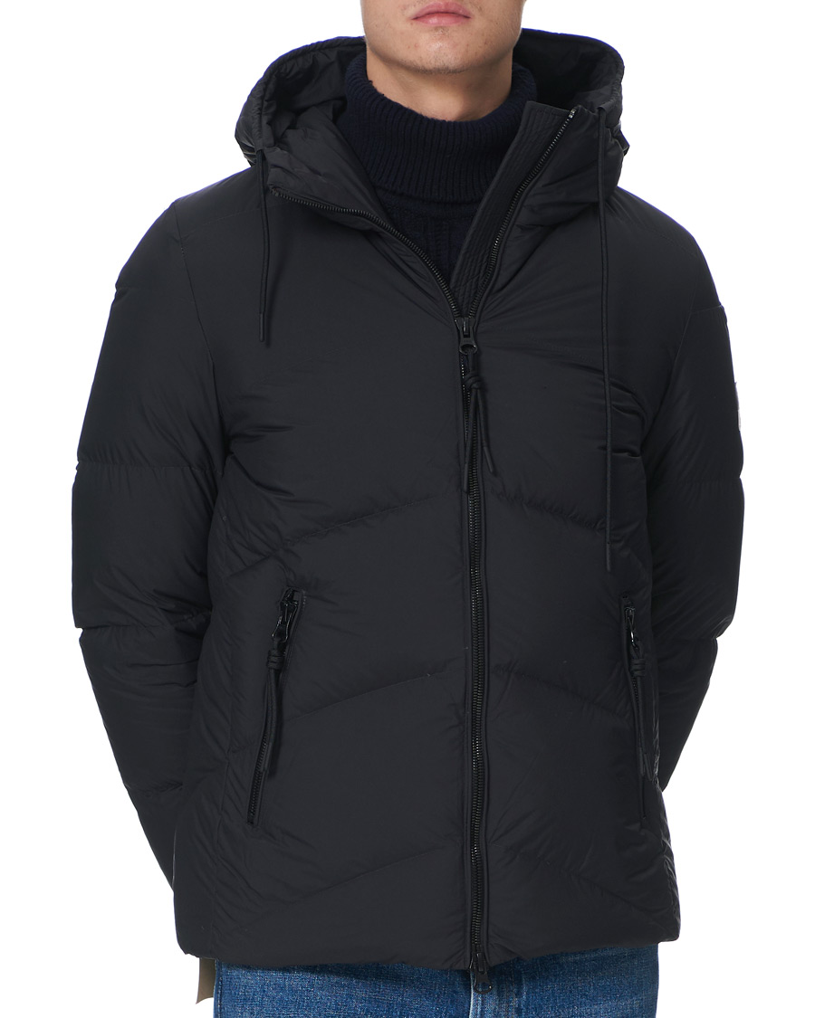 Men | Coats & Jackets | Holubar | M126 New Mustang Hooded Jacket Black
