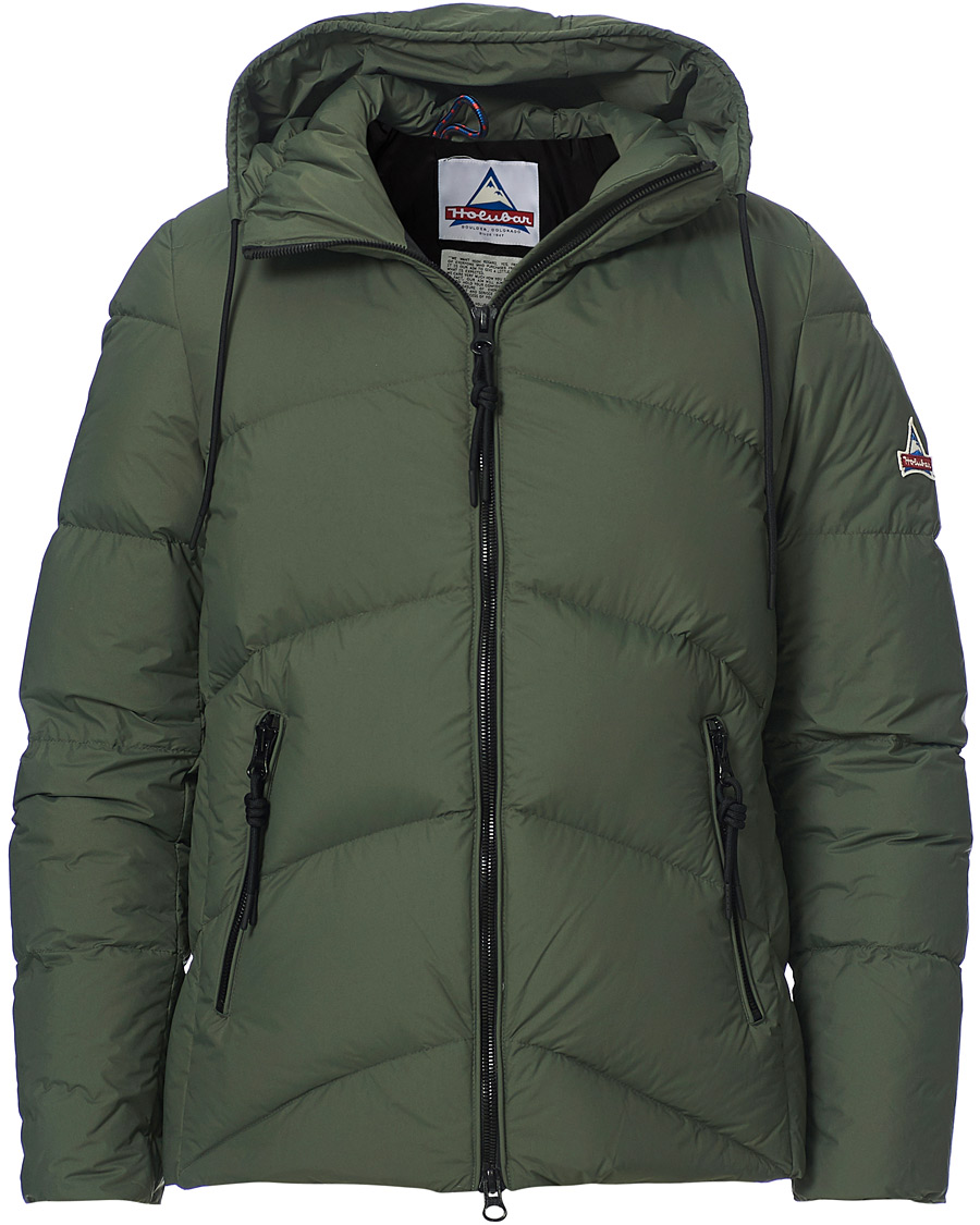 Men | Coats & Jackets | Holubar | M126 New Mustang Hooded Jacket Forest