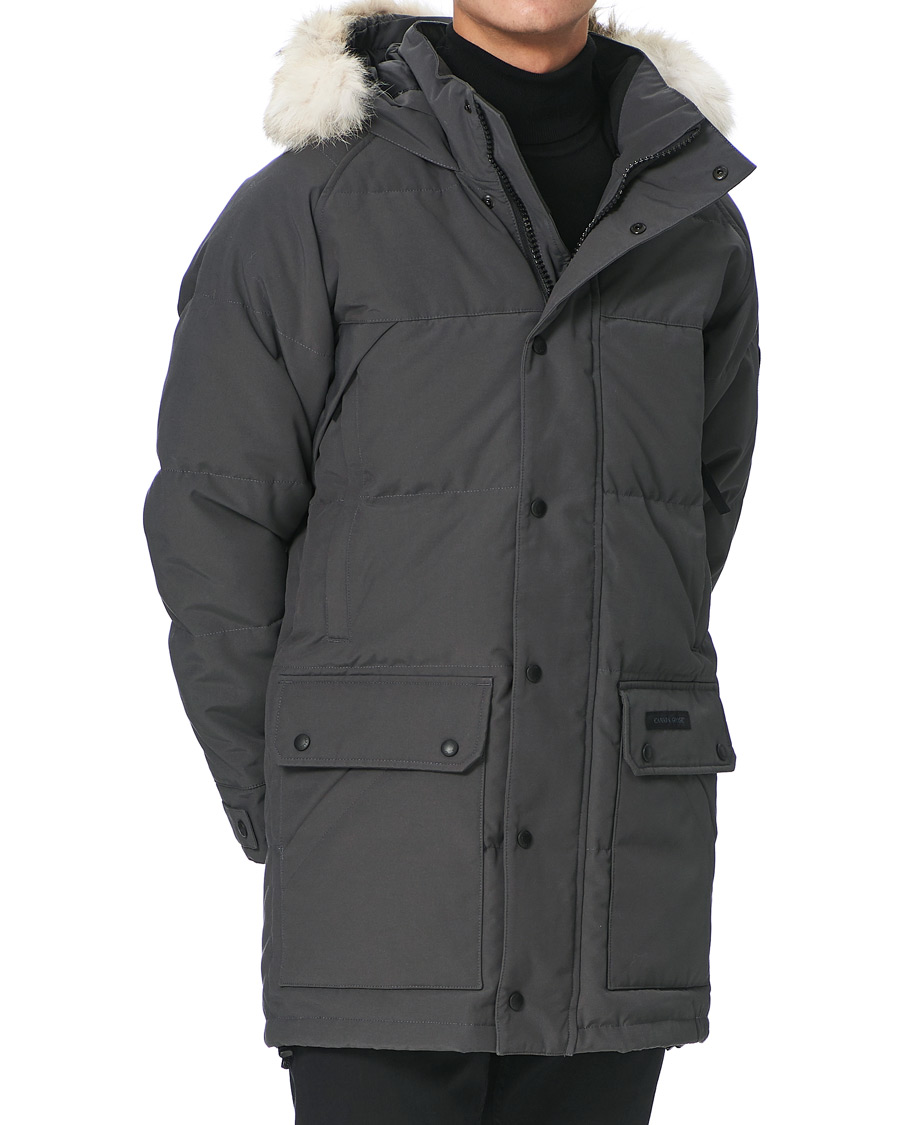 Men | Coats & Jackets | Canada Goose Black Label | Emory Parka Graphite