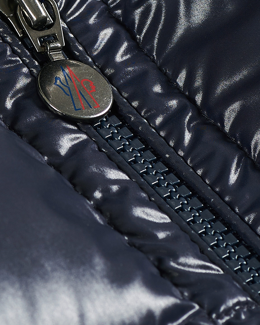 Men | Coats & Jackets | Moncler | Bormes Hooded Down Vest Navy