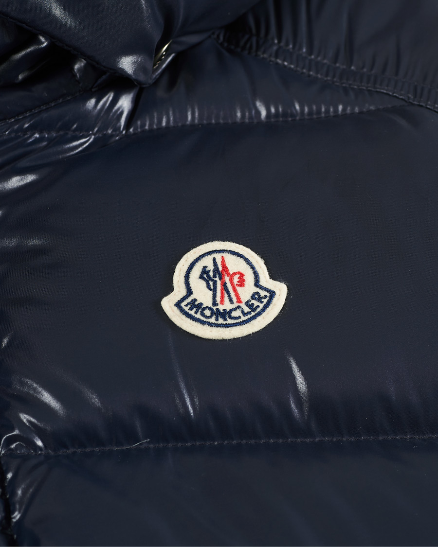 Men | Coats & Jackets | Moncler | Bormes Hooded Down Vest Navy