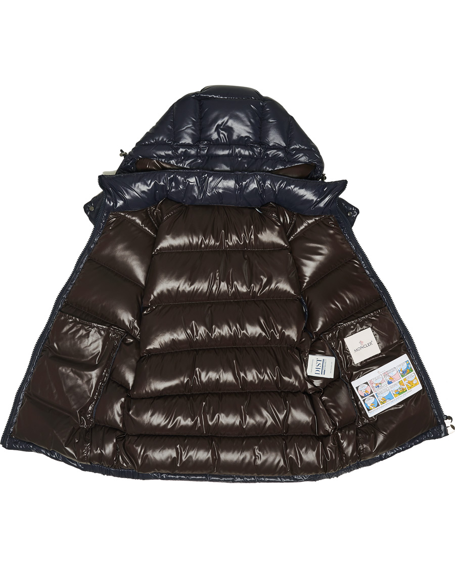 Men | Coats & Jackets | Moncler | Bormes Hooded Down Vest Navy