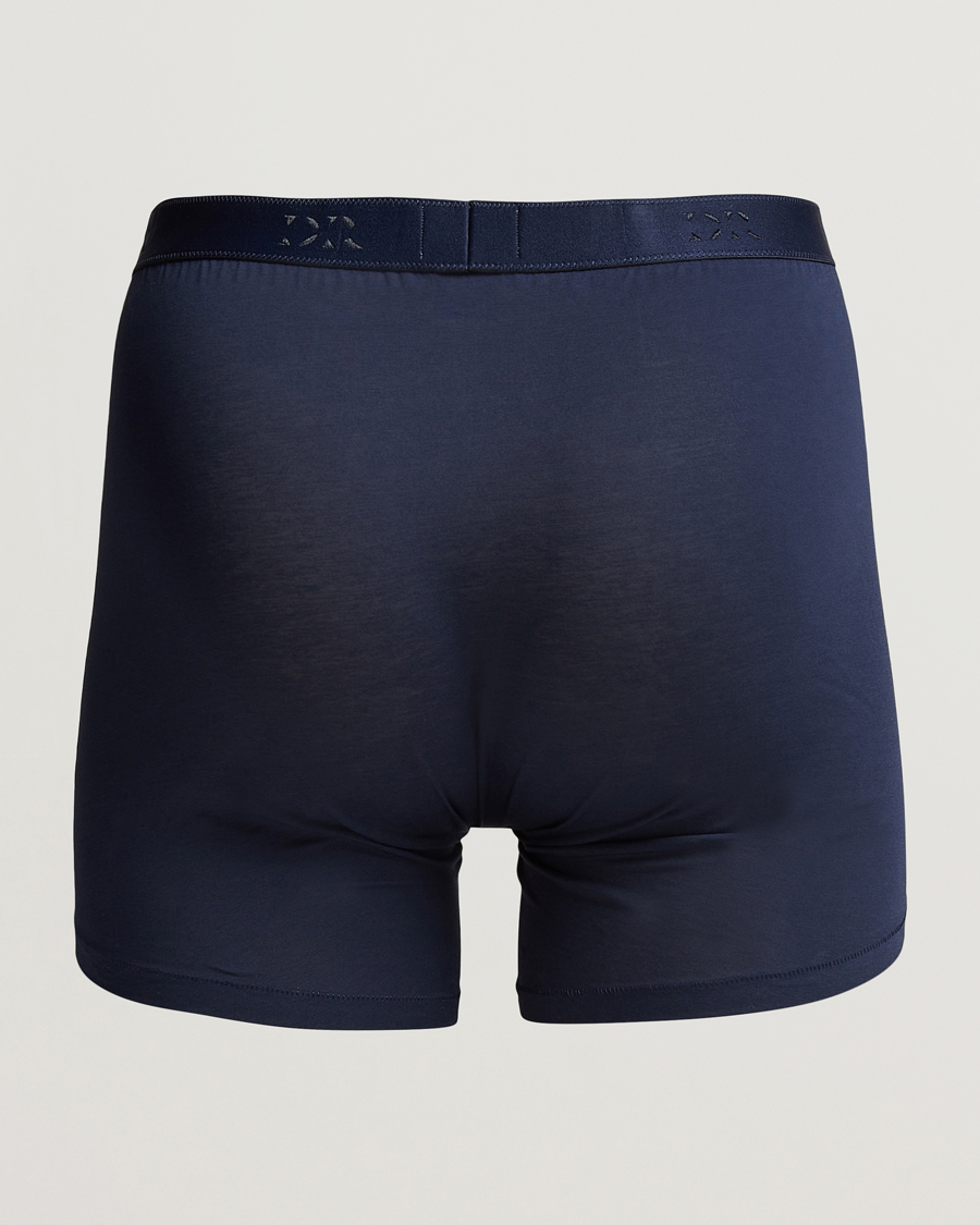 Men | Underwear & Socks | Derek Rose | Pima Cotton Stretch Trunk Navy
