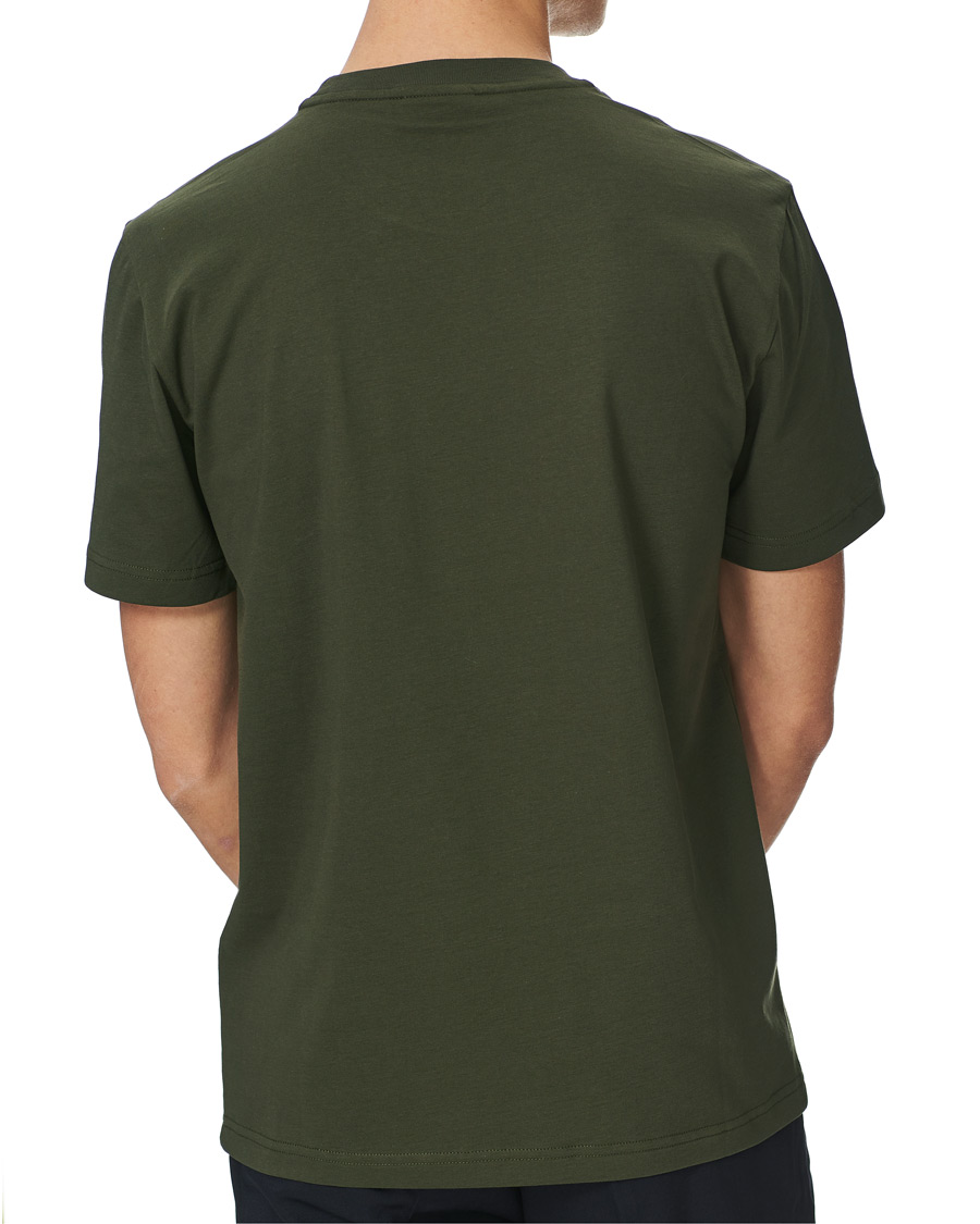 Men | T-Shirts | Calvin Klein | Chest Logo Crew Neck Tee Dark Olive