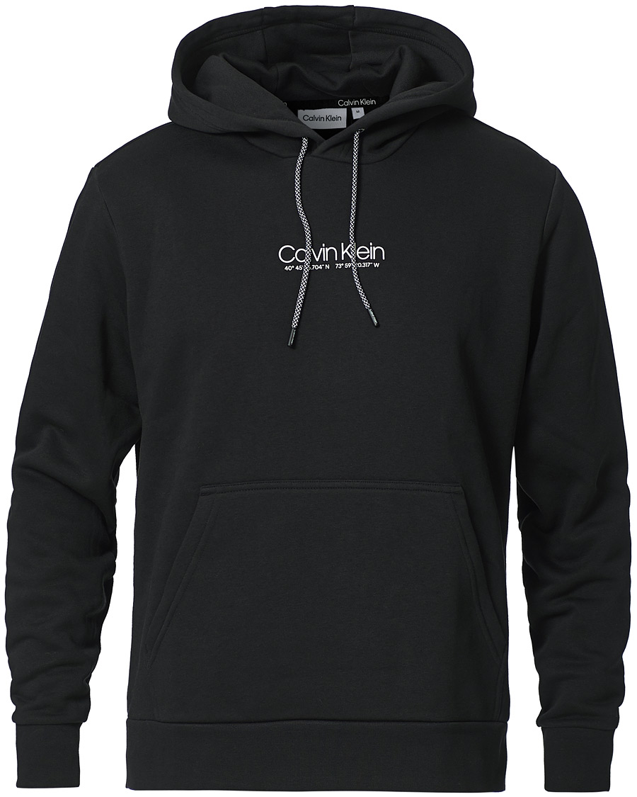 Men | Sweaters & Knitwear | Calvin Klein | Coordintaes Logo Hoodie Black