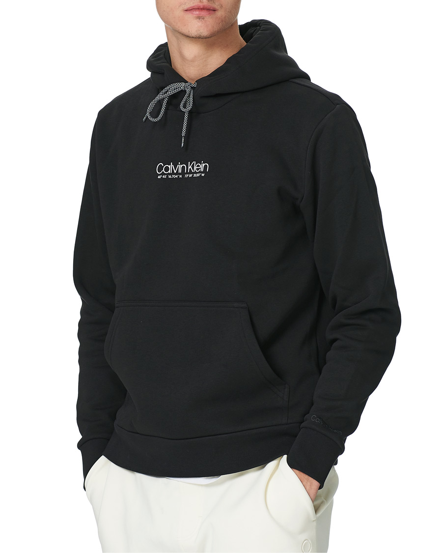 Men | Sweaters & Knitwear | Calvin Klein | Coordintaes Logo Hoodie Black