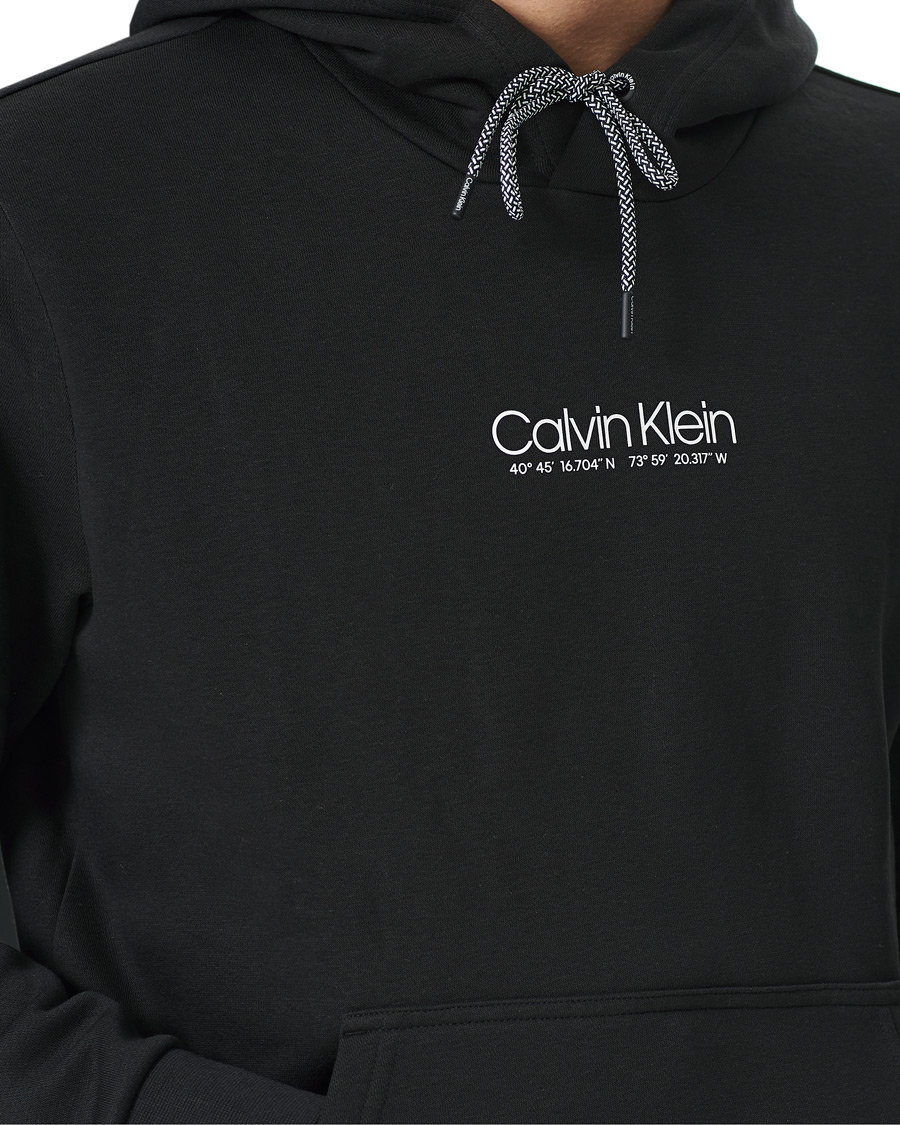 Men | Sweaters & Knitwear | Calvin Klein | Coordintaes Logo Hoodie Black