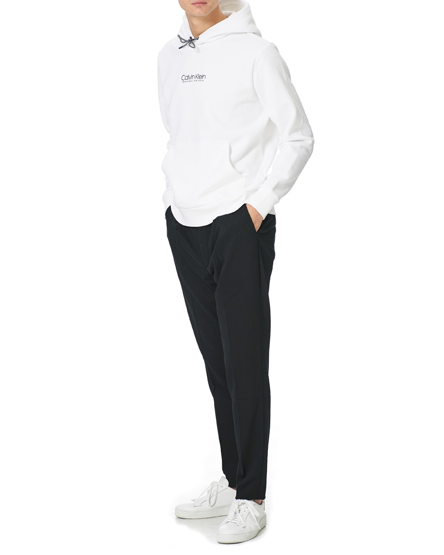 Men | Sweaters & Knitwear | Calvin Klein | Coordintaes Logo Hoodie White