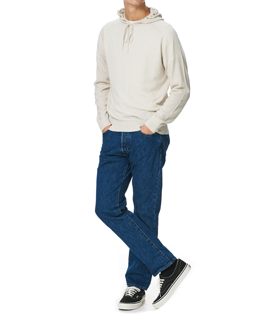 Men | Sweaters & Knitwear | Tiger of Sweden | Nakkne Knitted Merino Hood Buttercreme