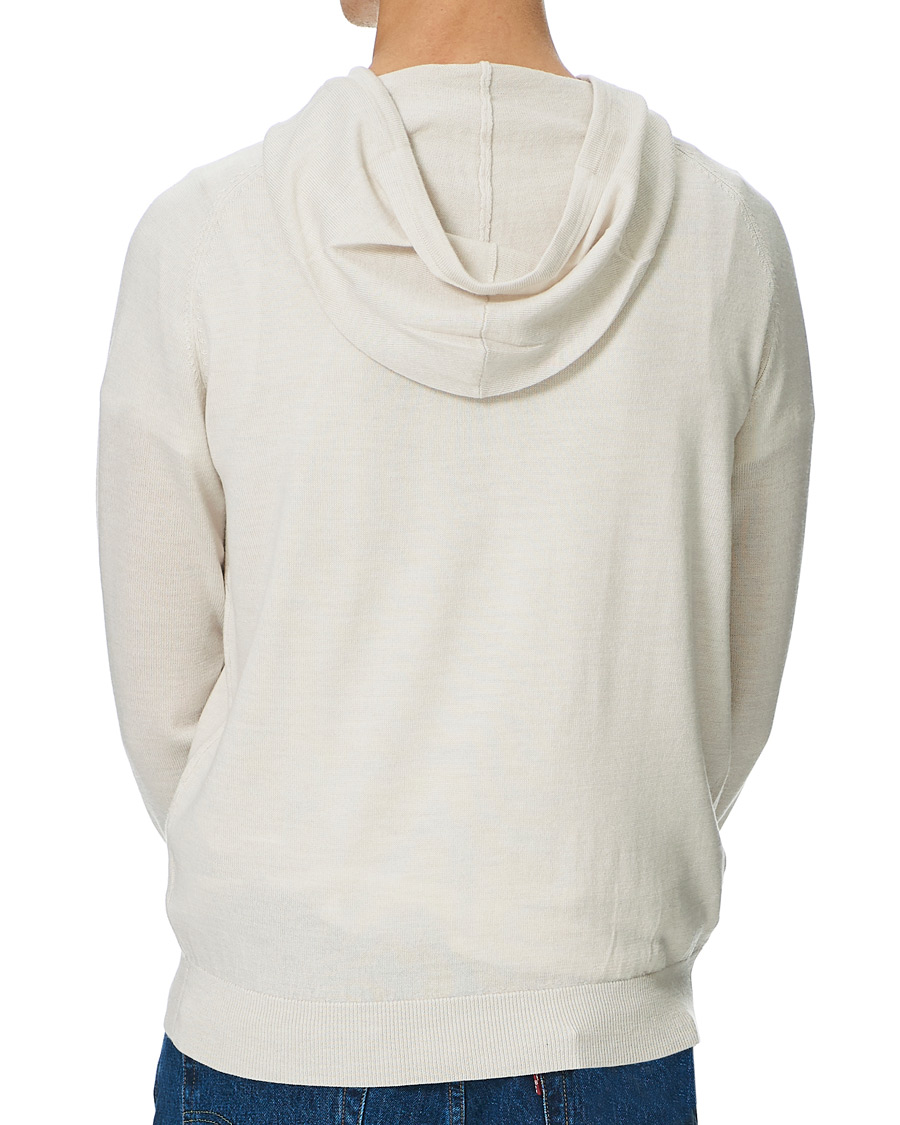 Men | Sweaters & Knitwear | Tiger of Sweden | Nakkne Knitted Merino Hood Buttercreme