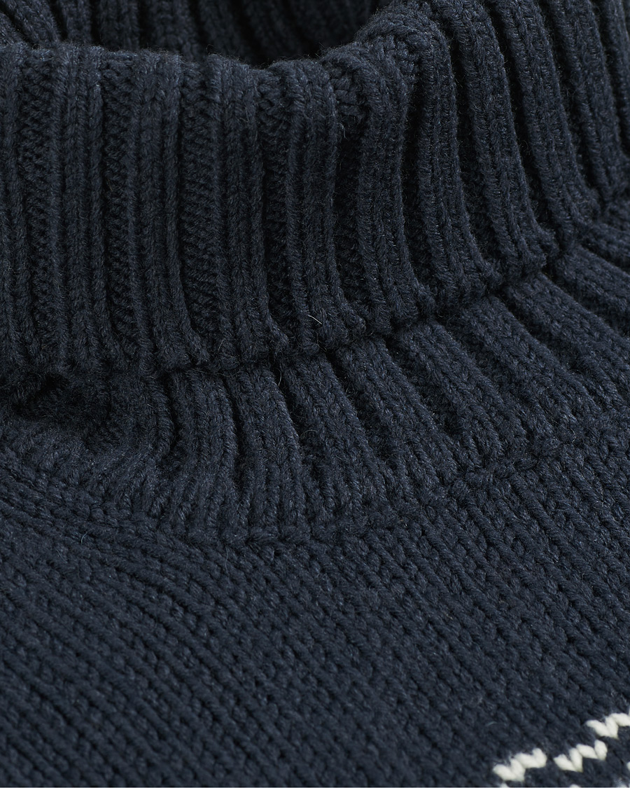 Men | Sweaters & Knitwear | NN07 | Stein Fair Isle Wool Rollneck Navy
