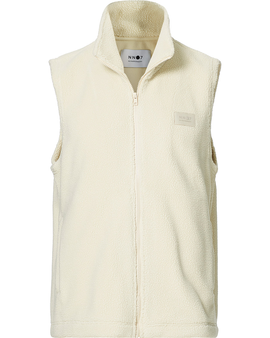 Men | Sweaters & Knitwear | NN07 | Nil Recycled Fleece Vest Ecru