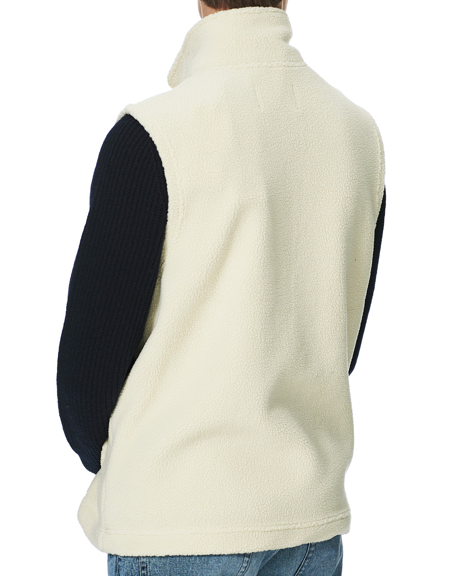 Men | Sweaters & Knitwear | NN07 | Nil Recycled Fleece Vest Ecru