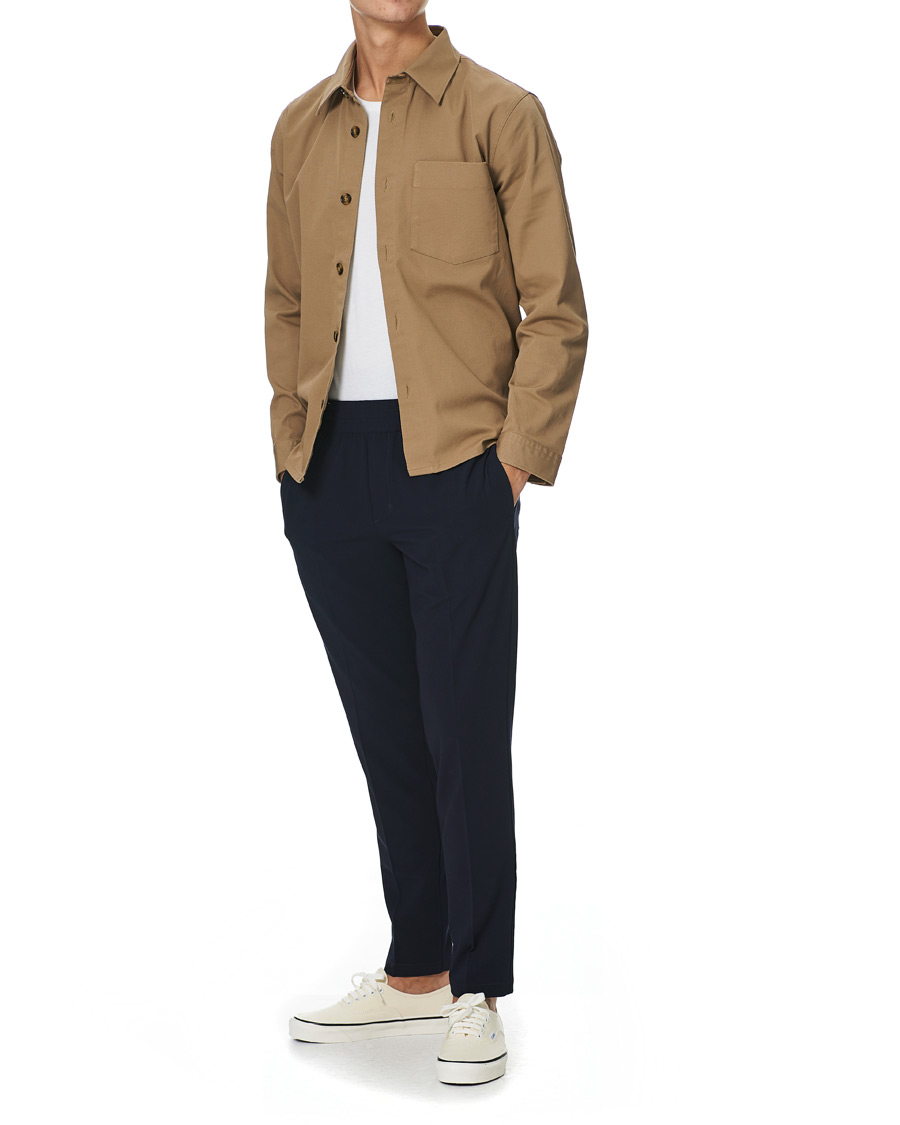 Men | Shirts | NN07 | Peter Cotton Overshirt Khaki
