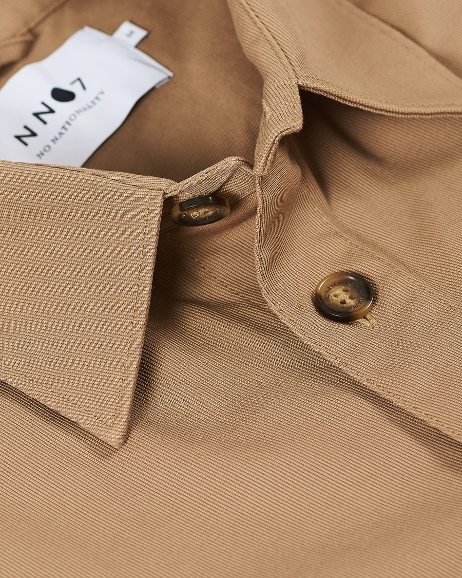 Men | Shirts | NN07 | Peter Cotton Overshirt Khaki