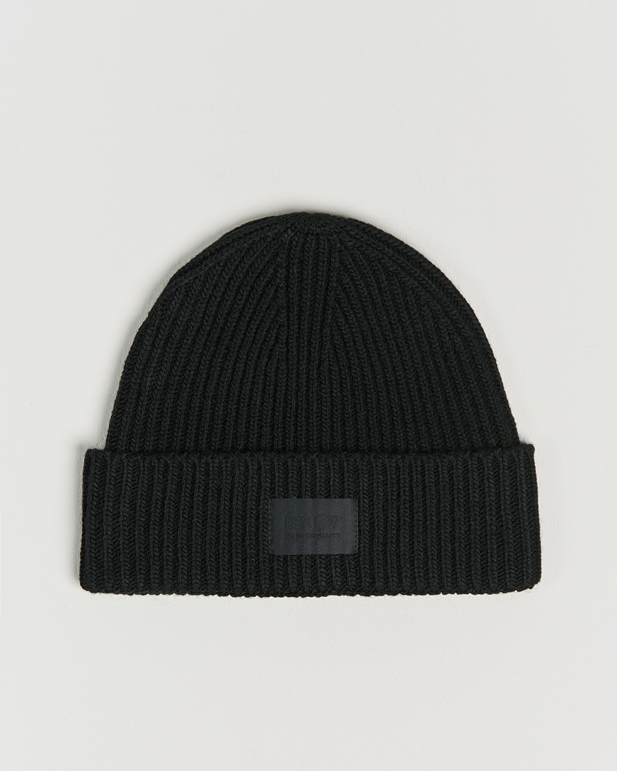 Men | NN07 Bob Logo Beanie Black | NN07 | Bob Logo Beanie Black