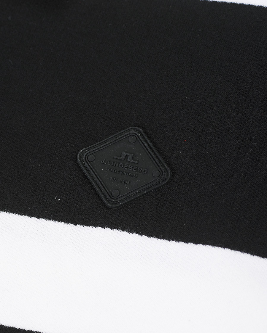 Men | Sweaters & Knitwear | J.Lindeberg | Reed Cotton Rugby Shirt Black