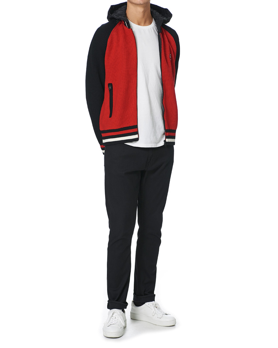 Men | Coats & Jackets | J.Lindeberg | Bob Merino Wool Knitted Jacket Black