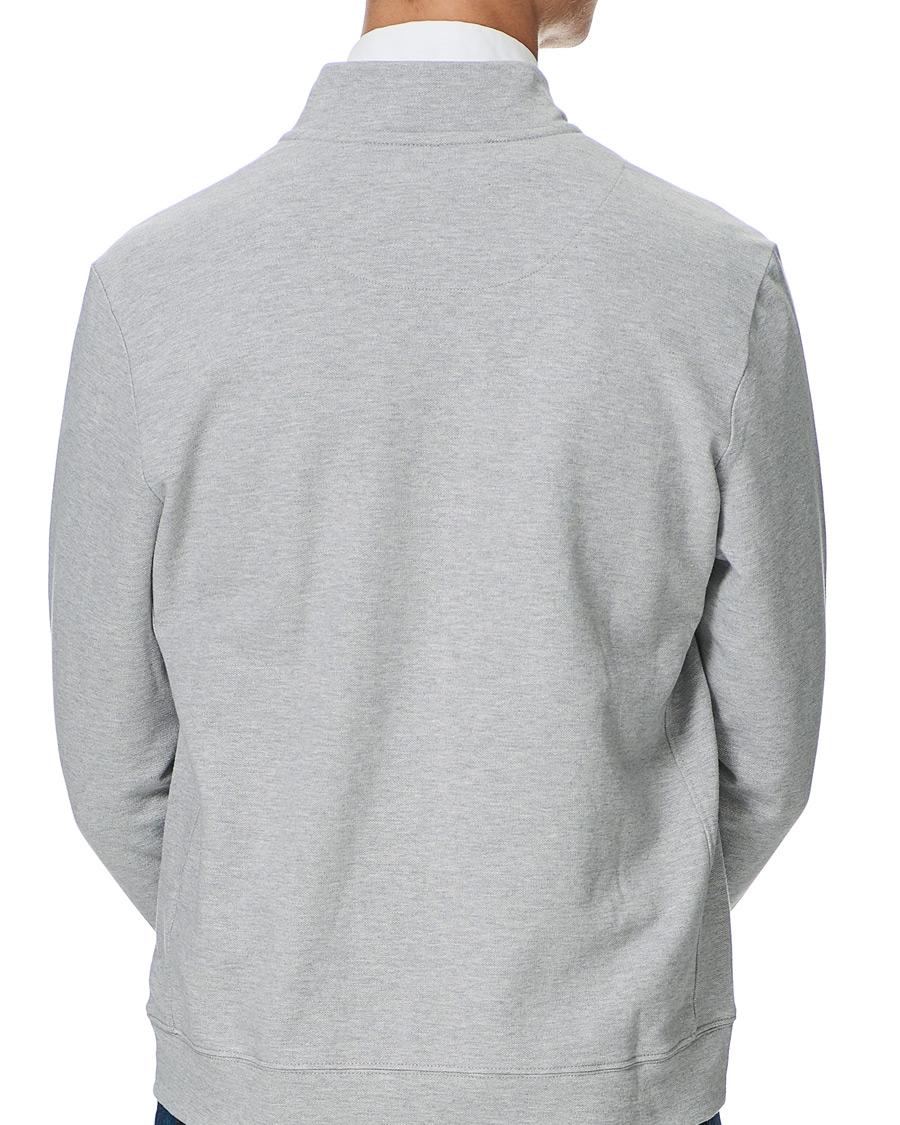 Men | Sweaters & Knitwear | Morris | Nyle Cotton Full Zip Grey