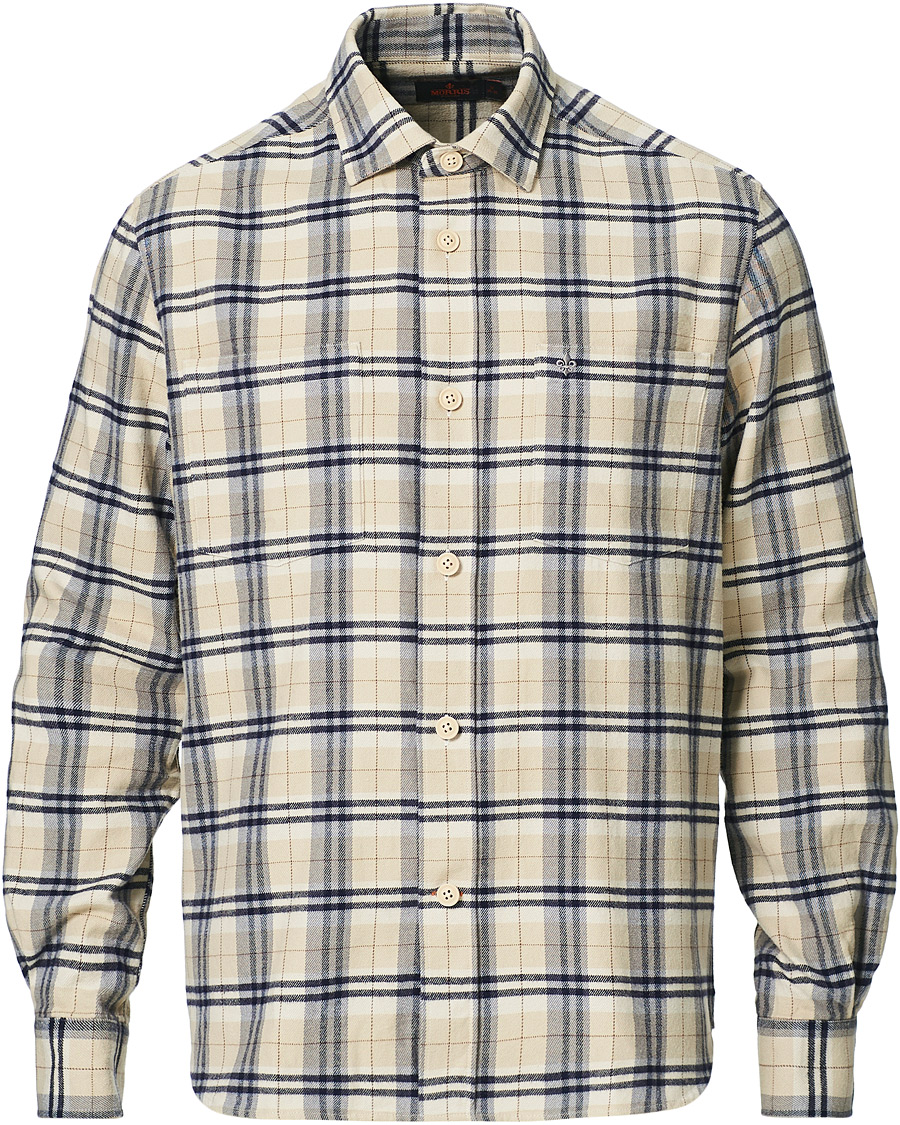 Men | Shirts | Morris | Holiday Brushed Cotton Overshirt Khaki